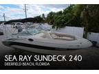 2003 Sea Ray Sundeck 240 Boat for Sale