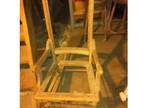 Antique rocker chair with springs