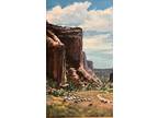 American Impressionism Painting of Canyon De Chelly. Amazing Color And Details!