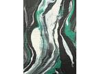 ACEO Original Art Card 2.5 x 3.5 inches Abstract Acrylic Signed KT Artistry