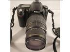 Nikon D D50 6.1MP Digital SLR Camera - 2gb SD Memory And 70-300m Quantaray Lens
