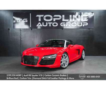 2014 Audi R8 for sale is a Red 2014 Audi R8 5.2 competition Car for Sale in Kent WA
