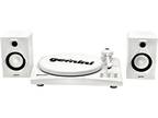 Gemini TT-900WW Record Player With Bluetooth and Dual Stereo Speakers White
