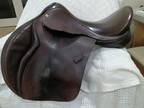 Black Country Wexford 17 1/2" MW Brown Used Jumping Saddle