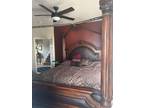 King Bedroom Set Solid Wood Cherry