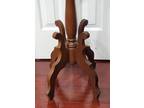 Antique Victorian Eastlake Mahogany Plant Stand w/Marble Top 36,5" BEAUTY