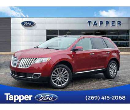 2013 Lincoln MKX is a Red 2013 Lincoln MKX Car for Sale in Paw Paw MI