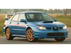 2006 Subaru Impreza Sedan 2.5 WRX STi w/Gold BBS Wheels