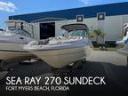27 foot Sea Ray 270 Sundeck