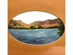 Pacific Northwest Oregon Deschutes River Painting Sharon Prenoveau Framed Signed