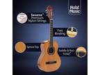 Hola! Music HG-36GLS Right Handed Classical Guitar with Soft Nylon Strings - 3/4