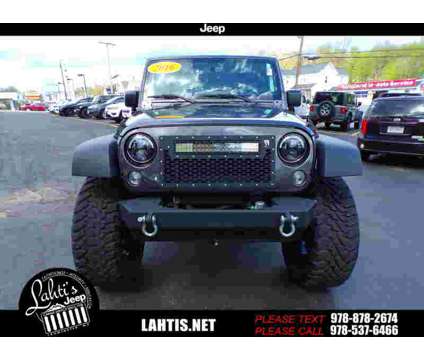 2016UsedJeepUsedWrangler UnlimitedUsed4WD 4dr is a Grey 2016 Jeep Wrangler Unlimited Car for Sale in Leominster MA