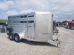 2019 CM 16 ft Aluminum Livestock Trailer