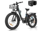 Ridstar 1000W/1500W 48V 15Ah/20Ah Fat Tire Electric Commuting Bicycle City eBike