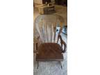 Antique Boston Rocker Rocking Chair with the Original Paint & Stenciling
