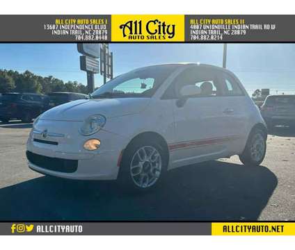 2015 FIAT 500c for sale is a White 2015 Fiat 500C Car for Sale in Indian Trail NC