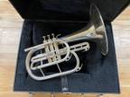 DEG Dynasty Marching Mellophone Bugle Key of G 3 Valve Drum Corps