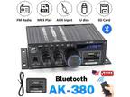 2 Channel 800W bluetooth Mini HIFI Power Amplifier Audio Stereo Amp Home Car FM