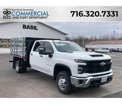 2024 Chevrolet Silverado 3500HD CC Work Truck is a White 2024 Chevrolet Silverado 3500 H/D Truck in Depew NY