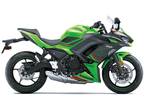 New 2024 Kawasaki Ninja® 650 ABS Metallic Covert Green/Metallic Spark Black
