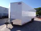 8.5 x 20 20ft Enclosed Racing Motorcycle Show Car Hauler Moving Trailer DFW