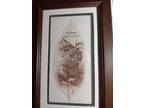 Chinese Original Leaf Vein Painting Mountian and Water Asian Stamped Signed RARE