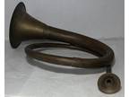 Vintage Antique Brass French Horn Bugle Music Instrument