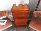 Art Deco Waterfall 1930s Petite 4 Drawer Dresser Lingerie Chest Solid Wood 38x18
