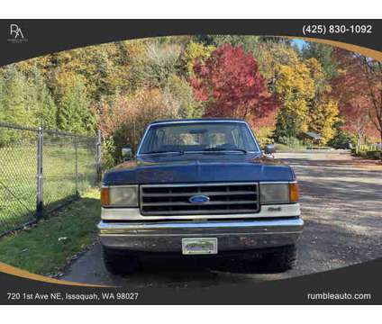 1990 Ford Bronco for sale is a Blue, White 1990 Ford Bronco Car for Sale in Issaquah WA