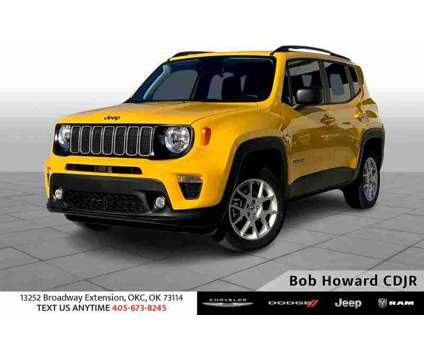 2023NewJeepNewRenegadeNew4x4 is a Yellow 2023 Jeep Renegade Car for Sale in Oklahoma City OK