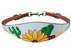 Shiloh Showman Hand Painted Sunflower Wither Strap