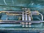 Vintage Trumpet Silver CG Conn Constellation Elkhart USA Case Estate Find Horn