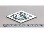 Garrard Swindon Badge Logo for Turntable Base Plinth - Custom Made Aluminum