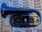 Amati Pocket Trumpet in Blue/Gold Lacquer - Excellent Condition!