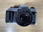 Konica FT-1 Motor 35mm SLR Film Camera (As-Is) with Konica Hexanon AR 50mm F1.8