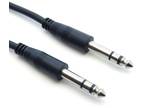 10Ft 1/4" 6.35mm TRS Male to Male M/M Stereo Dj Speaker Instrument Guitar