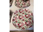 Lot of 14 Vintage era 40's/50's/60's floral tea cups & snack plates,