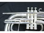King 1122 Marching French Horn - This Is A Good Player With A Nice Finish