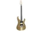 IYV 6 String Strat Solid-Body Electric Guitar, Natural, Right (ISSY-200NA)
