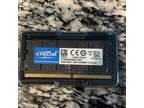 Crucial 1x16GB 16GB DDR4 3200 CL22 SODIMM Laptop RAM Memory OEM (For Intel Only)