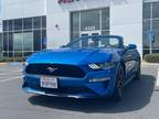2020 Ford Mustang Eco Boost Premium Convertible 2D Blue,
