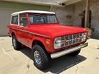 1973 Ford Bronco Red/white