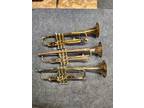 Lot Of 3 Trumpet Conn, Olds, Bach