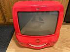 Disney Pixar Cars Lightning McQueen 13" Color CRT TV DVD No Remote - TESTED