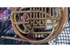 Holton Soloist Rose Brass Bell Double French Horn W/Case Wow! Great Sound