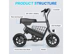 14" 350W Electric Bike Commuter E-Bike With Pedal Assist Bicycles 36V