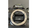 Nikon FE2 Black Body with Nikon Lens Series E 50mm 1 : 1.8 Tested Camera Vtg-
