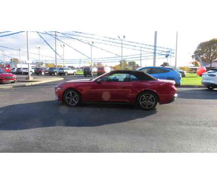 2024NewFordNewMustangNewConvertible is a Red 2024 Ford Mustang Car for Sale in Clinton IL