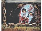 The Evil Dead 1981 Movie Halloween Horror Pop Art Painting Acrylics 16x20 Demon