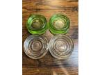 Antique Vintage Glass Atlas Furniture Casters (4)